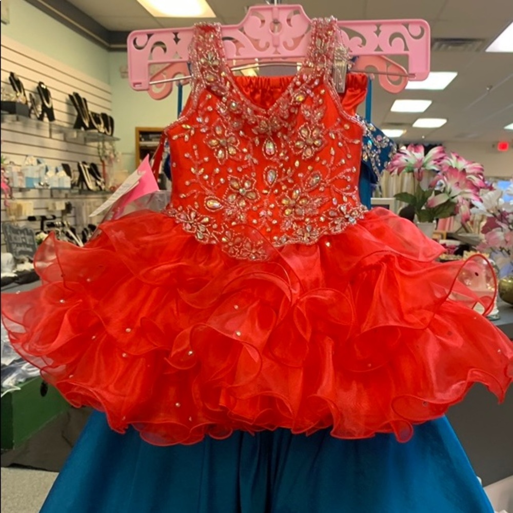 24 months little Rosie pageant dress